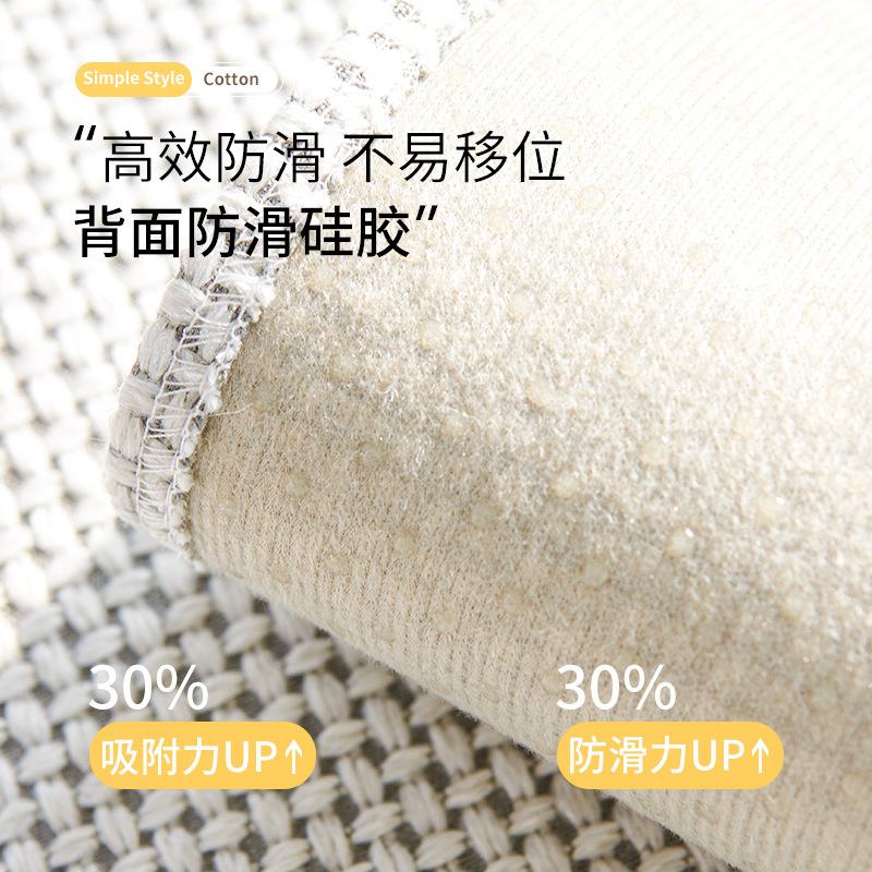 Simple Sofa Cushion Universal In All Seasons, High-End Sofa Seat Cushion, Non-Slip Straight Row Three-Person Seat Cushion Cover