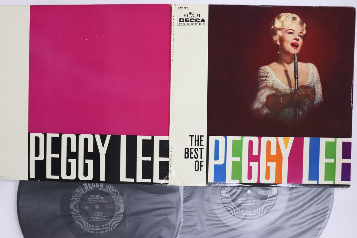 LP Record PEGGY LEE  Best Of Peggy Lee DXB164 DECCA 1960 US Jazz Used
