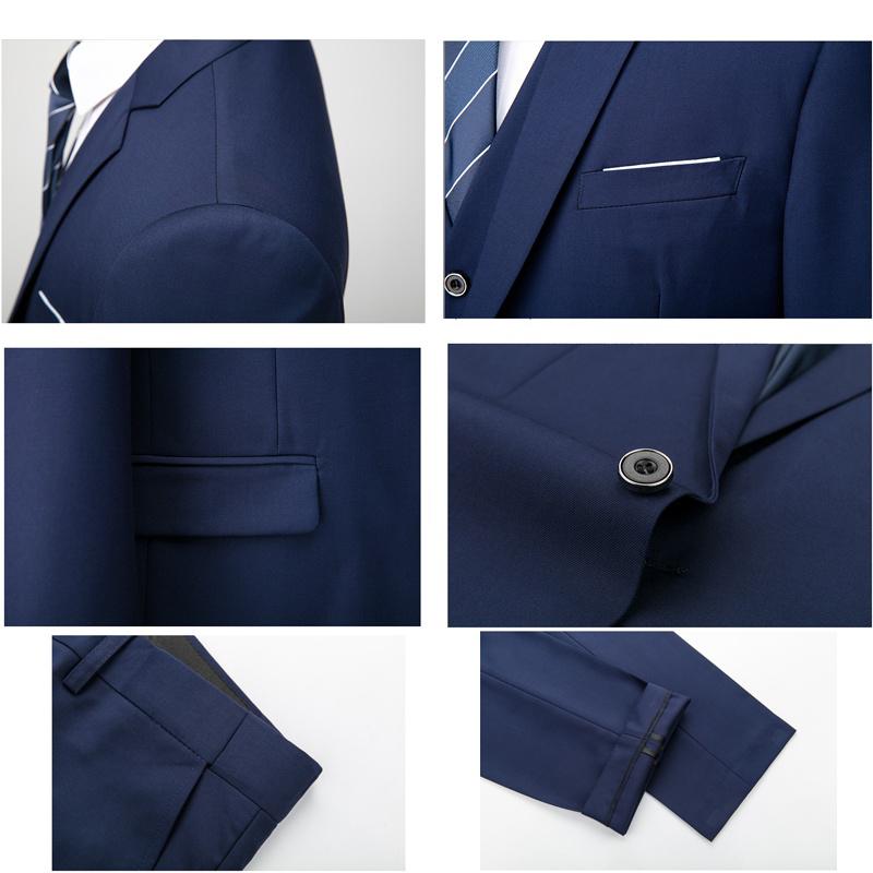 Men's 2 Piece Custom Dress Slim Suit Suit Formal Wedding Men's Suit Casual Formal Business Blazer Tuxedo