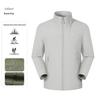 Customizable Stand Collar Windbreaker: Team Logo, Casual Outdoor Jacket, Windproof for Spring & Autumn.