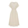 Page Flynn Slit Dolman Banding Linen Dress_S5Bop082C