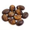 5/10 Pièces/Paquet Cabochon Pierre Naturelle Agate Ovale Lapis Œil de Tigre Perles Libres Dos Plat Cabochon Camée Entretoises Pour la Fabrication de Bijoux