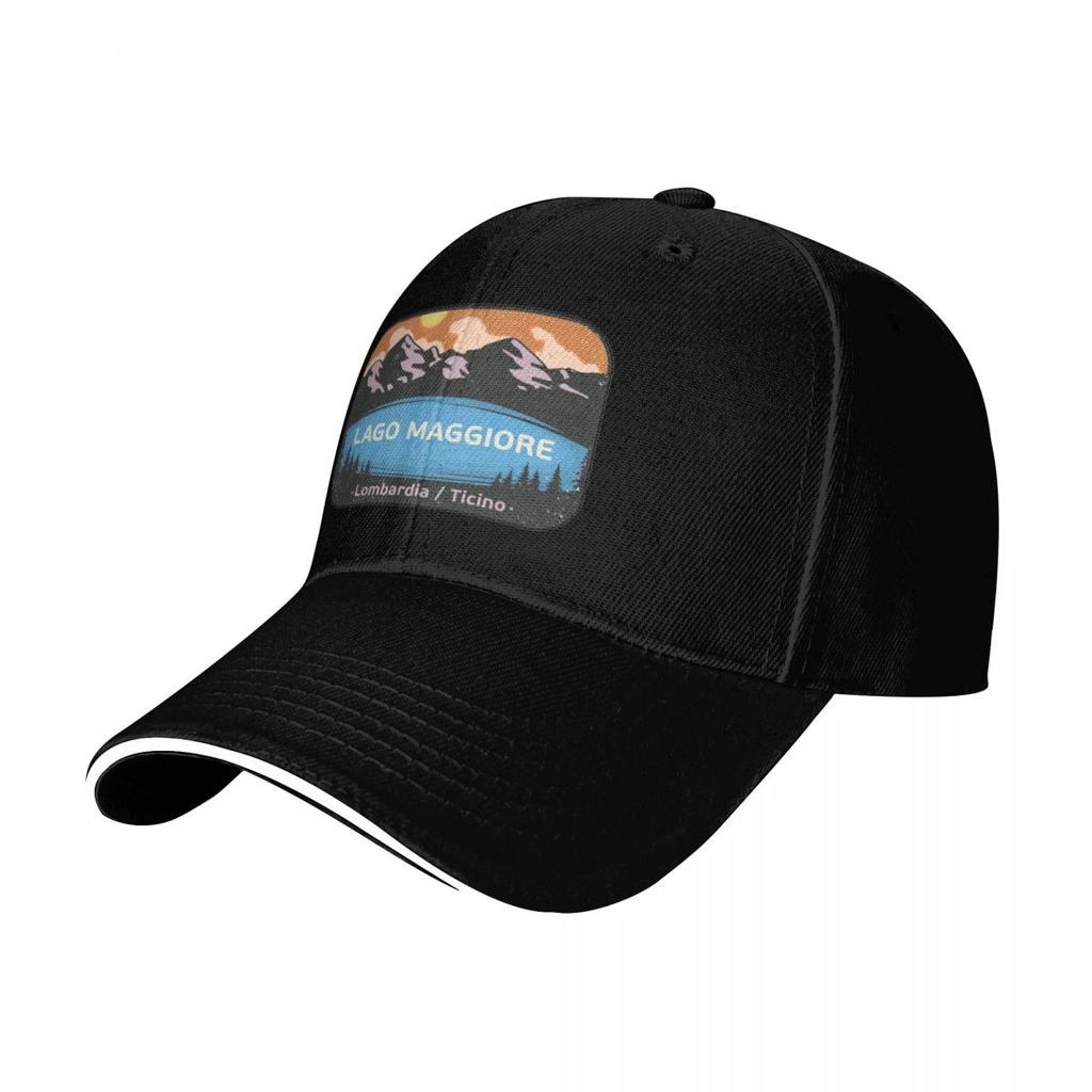 Lake Maggiore Lago  Italy  Switzerland Baseball Cap derby hat foam party Hat Ball  Womens Hats For The Sun Mens