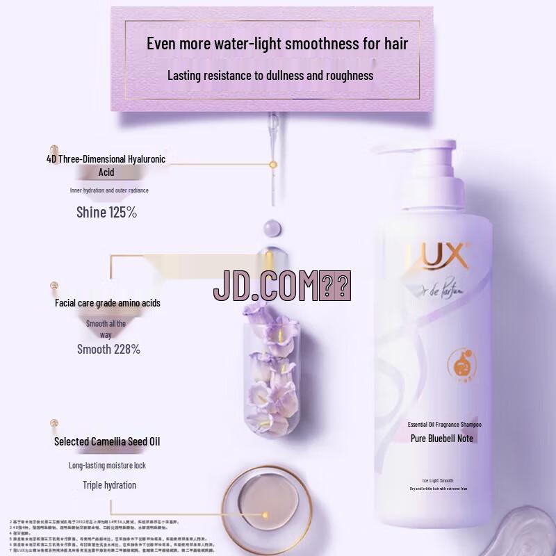 LUX Essential Oil Pure Blue Bellflower Fragrance Shampoo