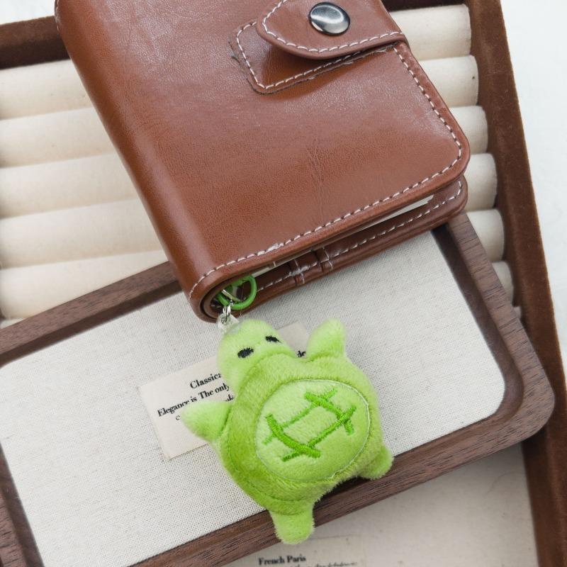 Cartoon Creative Turtle Plush Keychain Kawaii Mini Animal Purse Pendant Cute Plushie Doll Backpack Decoration Christmas Gifts