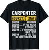 Funny Vintage Carpenter Apparel Woodworking Hourly Rate Mens Gift Unisex T-Shirt