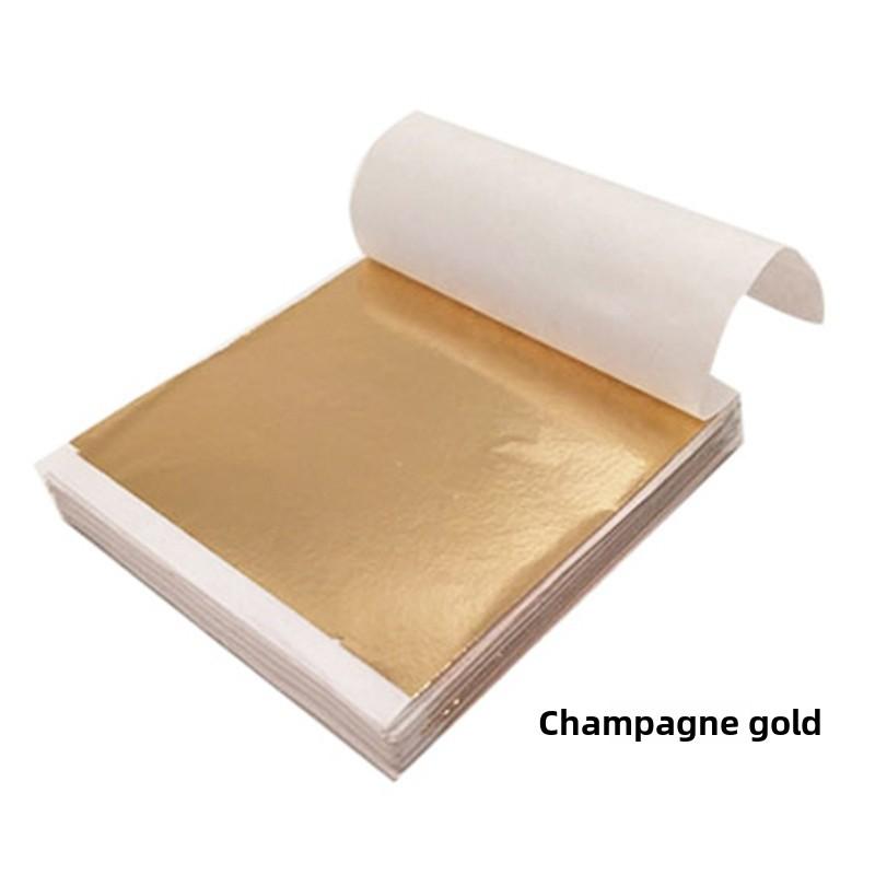 High Quality Gold/silver Foil Paper 9 * 9CM, Color, Buddha Statue Hotel Decoration Supplies, Furniture DIY Crafts Gold Foil Paper, Nail Art Supplies