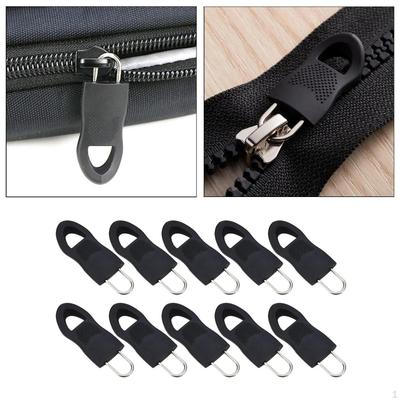 10 Pack Detachable Zipper Repair Tags for Bags And Luggage