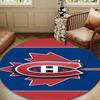 Montreal Ice Storm Round Rug for Livingroom,Bedroom, Palyroom, Chair Rug, Area rug, Circle Carpet, Large Size Decor Fan Christmas gift