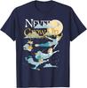 Maglietta Casual Moda Disney Peter Pan Scatto di Gruppo Non Crescere Ritratto Notturno S-4XL Estate