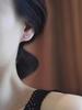 Beixi Silver s925 Balloon Dog Ear Studs - Simple, Unique Puppy Cartilage Jewelry