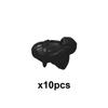 MOC City Small Particles Building Blocks Boys Girls Figures Accessories Curly Hair Beard Set Mini Bricks Toys Gifts For Kids G01