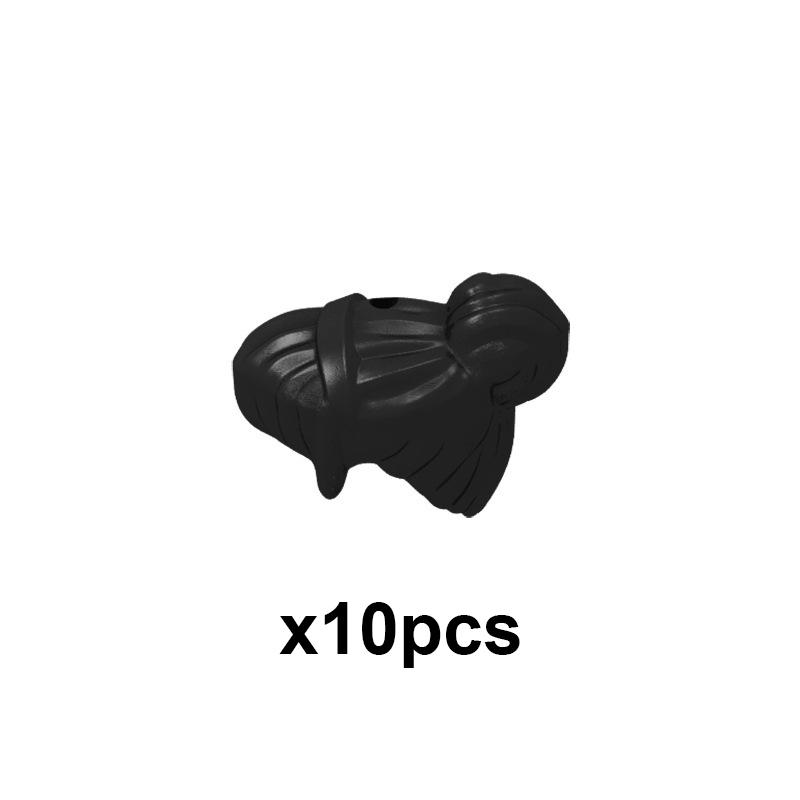 MOC City Small Particles Building Blocks Boys Girls Figures Accessories Curly Hair Beard Set Mini Bricks Toys Gifts For Kids G01