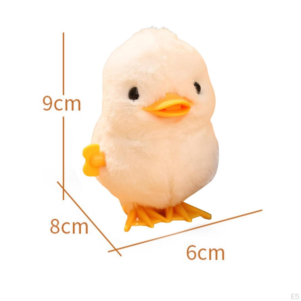 Plush Toy, Chick Toys, Realistic Stuffed Duck Jumping Cartoon Clockwork