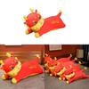 Dragon Year Plush Pillow With Soft Short Plush For Zodiac Celebration Gift