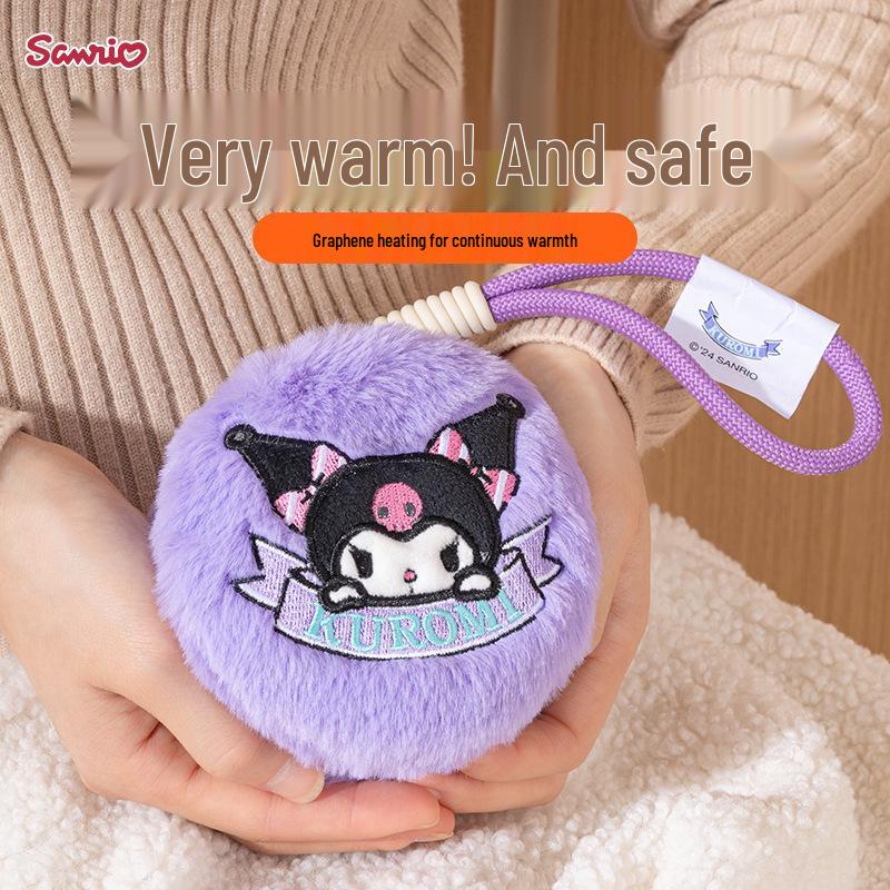 Sanrio Rechargeable Cartoon Plush Hand Warmer - Cute Winter Essential