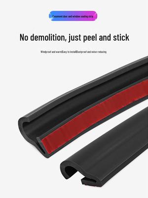 UPVC Soundproof & Draft-Proof Self-Adhesive Window Sealing Strip