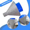 Diamond Bevel And Chamfer Bit, Hole Enlargement Trimming Accessory, Router Bit for Marble