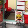 Stadt Bausteine Street View Burgerladen Blockhaus Laden Bauset Desktop Deko Kinder DIY Spielzeug Weihnachts- Geburtstagsgeschenk