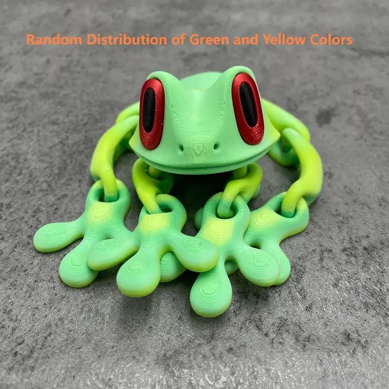 Frog Fridge Magnets, Home Kitchen Office Whiteboard Pantry and Dishwasher Decoration, Cute Colorful Animals Decor