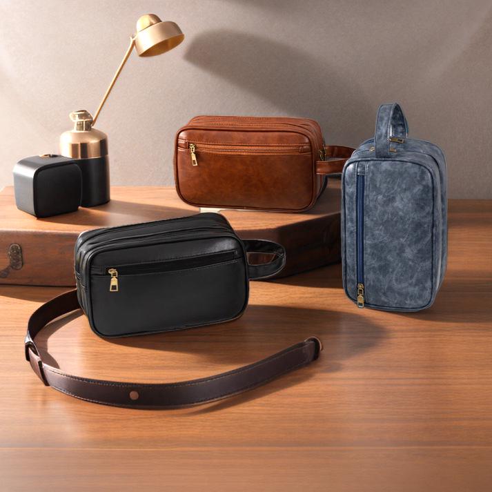 Men's High-Capacity Waterproof Toiletry Bag - Cross-Border Travel, Multifunctional & Durable