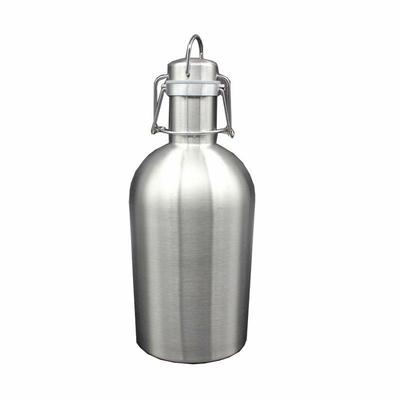 Creative 64OZ 304 Stainless Steel Hip Flask - Large Capacity, Pressure Resistant, Sealed Beverage Bottle