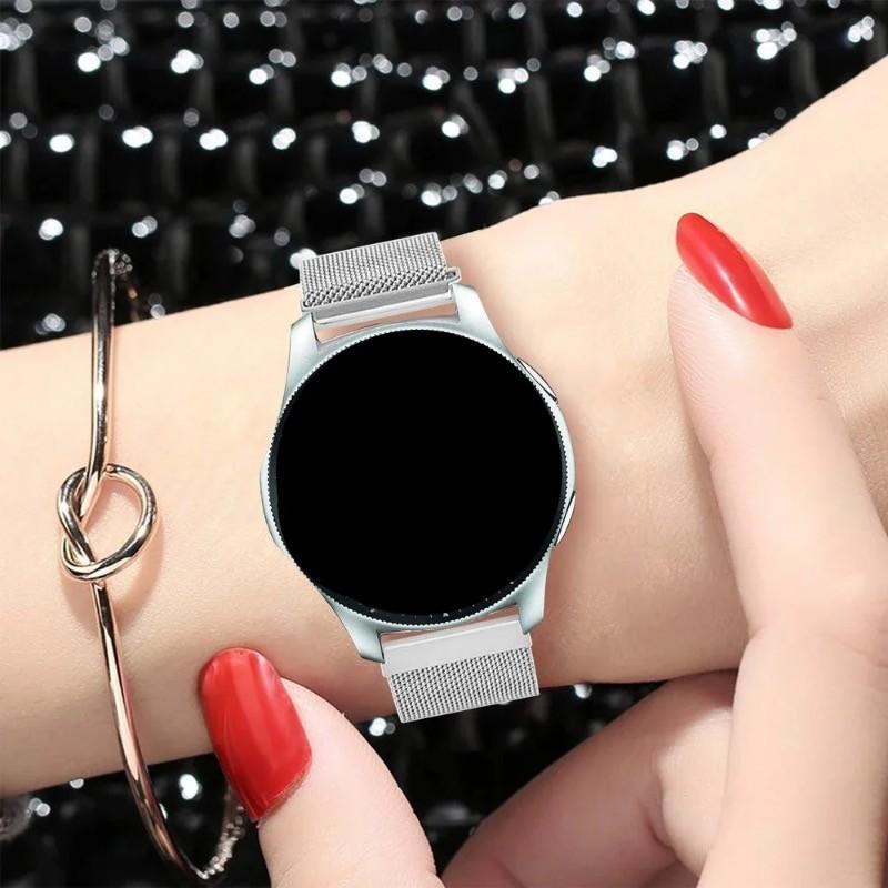 Milanese Magnetic Loop Watchband and TPU Shell Cover for Amazfit Bip 6 Bip 5 Bip 5 Unity Bracelet