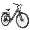 Bicicletă Electrică Pixar City Motor 250W 36V 10.4AH Autonomie Maximă 50Km Viteză Maximă 25Km/h 7 Viteze 27.5" Negru sau Gri