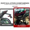 Compatible with Z900 2025 Z900 License Plate Holder with LED Turn Light Short Tail Motorcycle Integrated License Plate Holder Turn Signal Fender