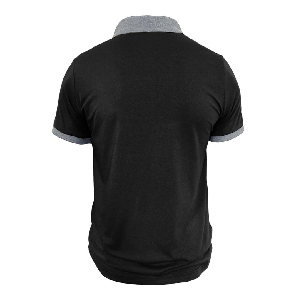 Men's Short Sleeve Polo Shirt Color Block Collar Button Up T-Shirt Daily Streetwear Business Casual Polos