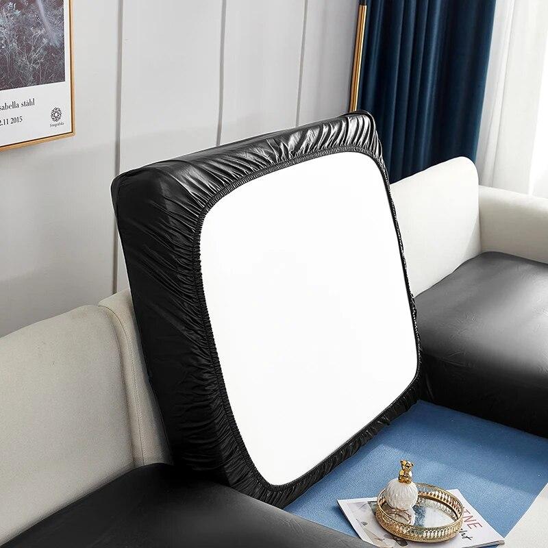 Wasserdichter PU-Möbelschutz, solider Sofabezug, Ecksofa-Sitzbezug, elastischer Stretch-Couchbezug, schützt für Haustiere
