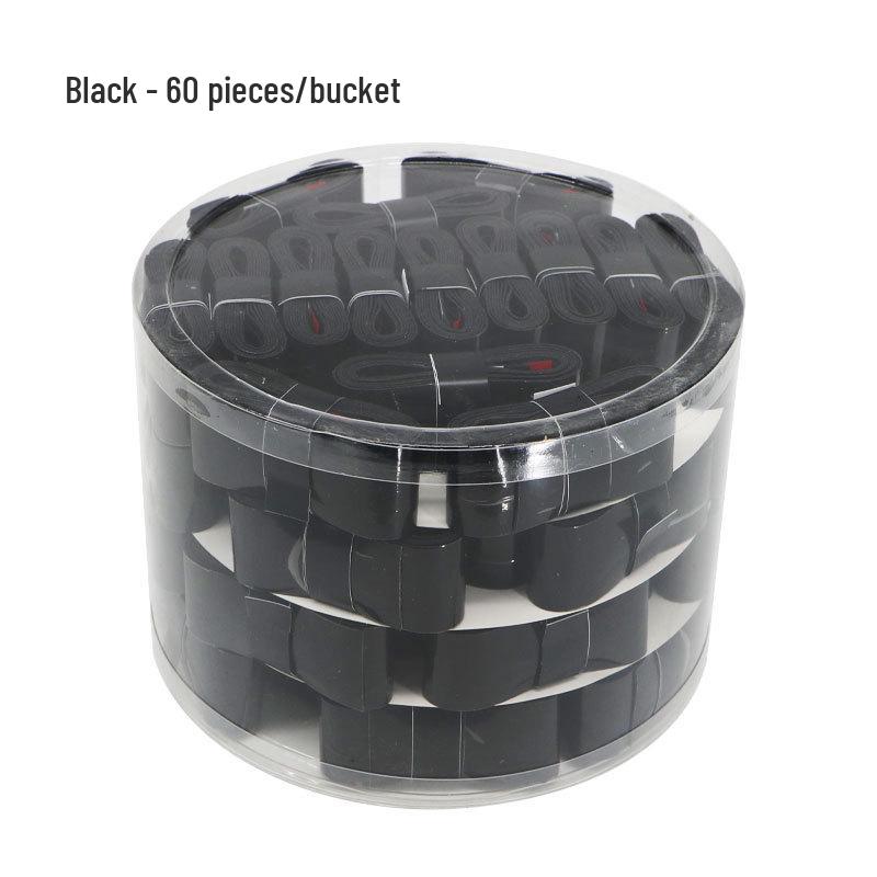 Elastic Perforated PU Leather Overgrip for Badminton, Tennis & Table Tennis Rackets, Fishing Rods with Ribbed Sweatband