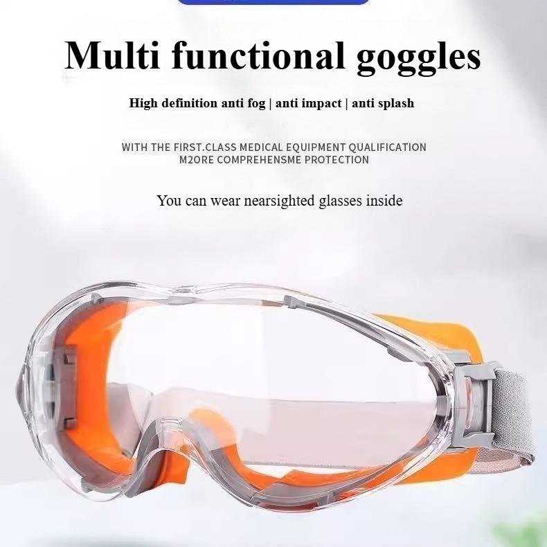 Protective Glasses Goggles Anti Fog Design Waterproof Riding Anti Wind And Dust Glasses Cutting Welding Anti Splashing