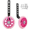 Bike Training Wheels Mute Flash Wheels with Adjustable Bicycle Stabilizer Mounted Compatible for 12-20 Inch Kids Boy Girls Bike