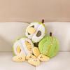 1 Set Fun Tearable Peeling Durian Pillow Fidget Toys Kids Creative Simulation Detachable Durian Plush Toy Boys Girl Gift
