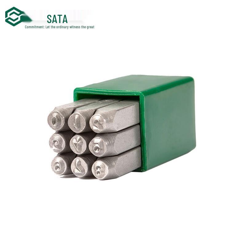 SATA 9-Piece 8MM Digital Number Punch Set 8MM