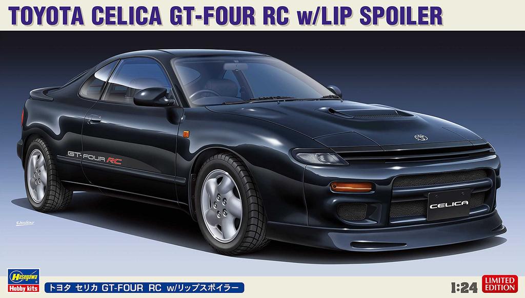 Hasegawa Toyota Celica RC Spoiler Plastikový model 20536 1/24 GT-FOUR s lízátkem