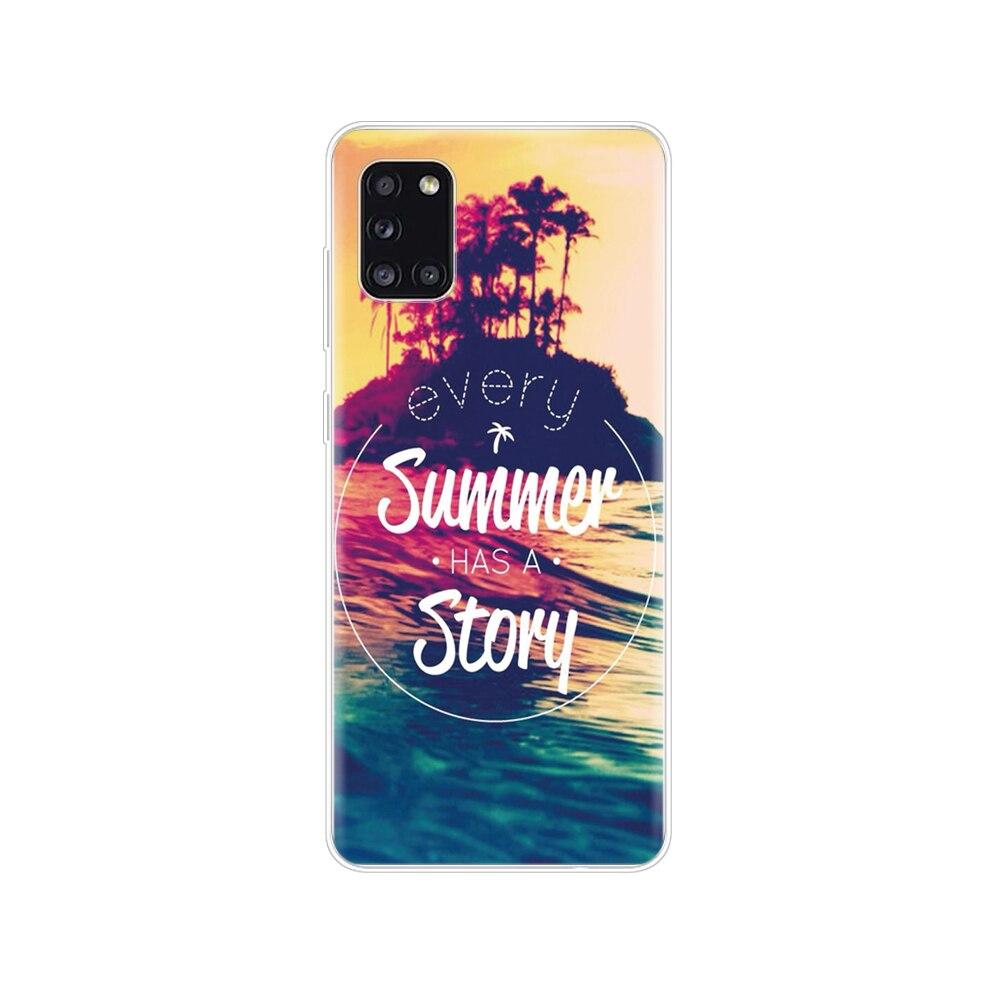 Fall Für Samsung Galaxy A31 Fall Für Samsung A31 EINE 31 SM-A315F 6.4"; Telefon Abdeckung Silikon Weiche TPU Coque Stoßstange Volle Schutzhülle