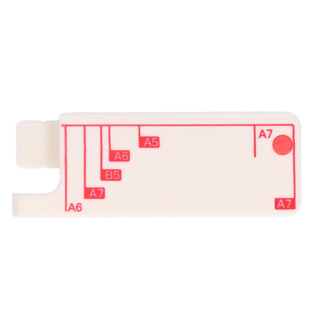 Hole Punch Ruler Design Quick Positioning 3 Holes Metal Paint Body Loose Leaf Puncher for Documentation