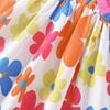 Kinder Kleinkind Kleidung Mädchen Sommer Schleife Blumenmuster Kleid Trägerkleider Kinder Strandurlaub Kleidung