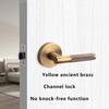 American Simple Black Bathroom Lock Bathroom Home Interior Bathroom Door Handle Wooden Door Lock Knurled Privacy Lock Thread Lock3