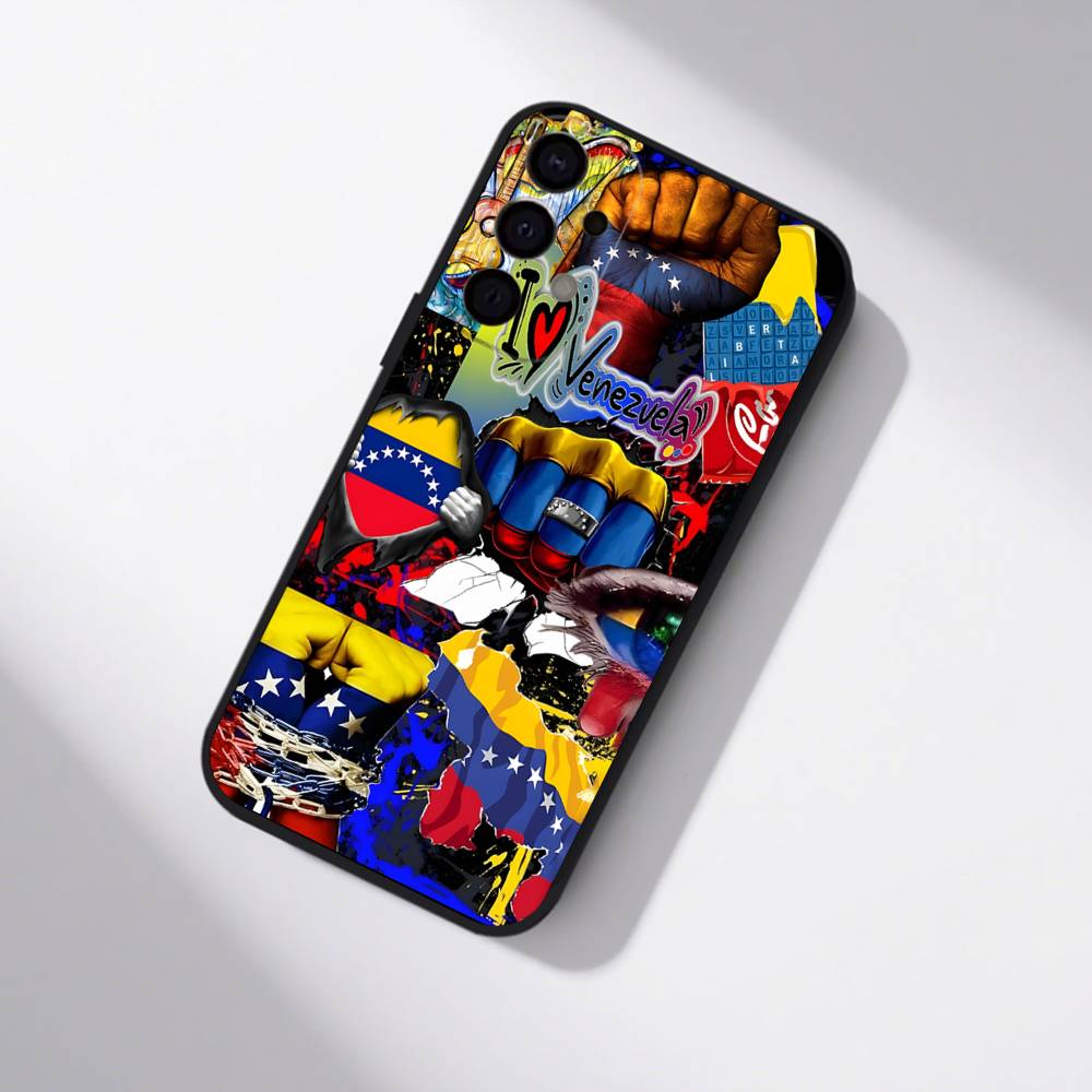 Flag OF The Venezuela Venezuelan Phone Case For Samsung S25,S24,S21,S22,S23,S30,Ultra,S20,Plus,Fe,Lite,5G Black Cover