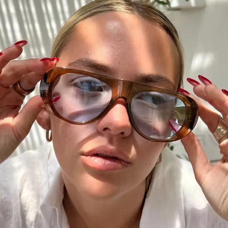 2025 Retro Round Frame Sunglasses: European & American Trend, Black Ins Celebrity Style