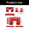 Hinge Quick Installation Fixing Plate Gaps Alignment Tool Cabinet Hole Drilling Locator Jig For Precise Door Alignment M4YD