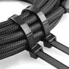 Plastic Nylon Cable Ties Self-locking Cord Ties Straps Adjustable Cables Fastening Loop Home Office Wire Zip Ties Wholesale