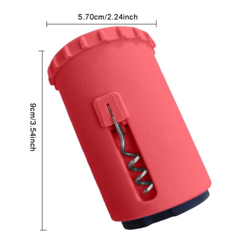 3-In-1 Beer Bottle Opener Magnet Beer Opener Stainless Steel Push Down Opener Wine Beer Soda Cap Opener Kitchen Accessories 2025