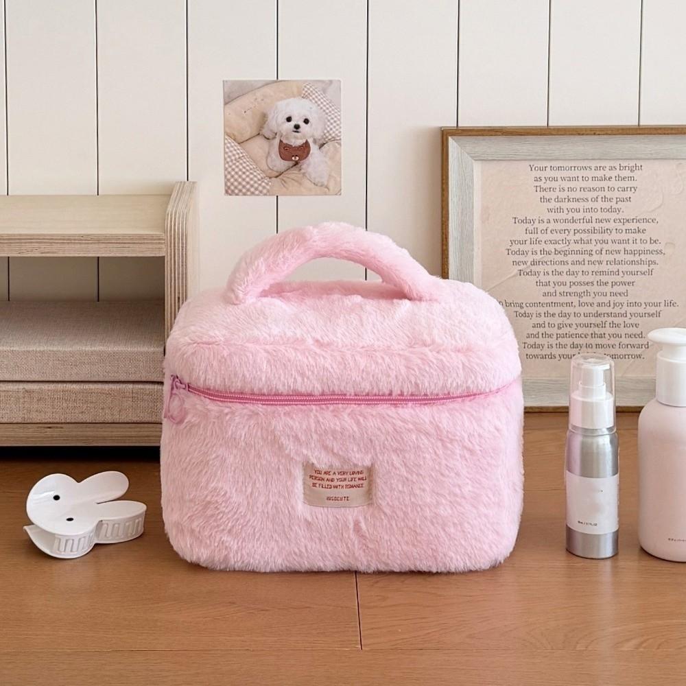 Large Capacity Handheld Makeup Bag Multipurpose Storage Bag Cute Toiletry Bag Household