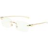 Leopard Head Frameless Sunglasses With Uv400 Protection For Fashionable Outdoor Wear