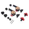 2Pcs Bench Dog Clamp Woodworking Workbench Holes Clamping Elements Adjustable Screw 19mm