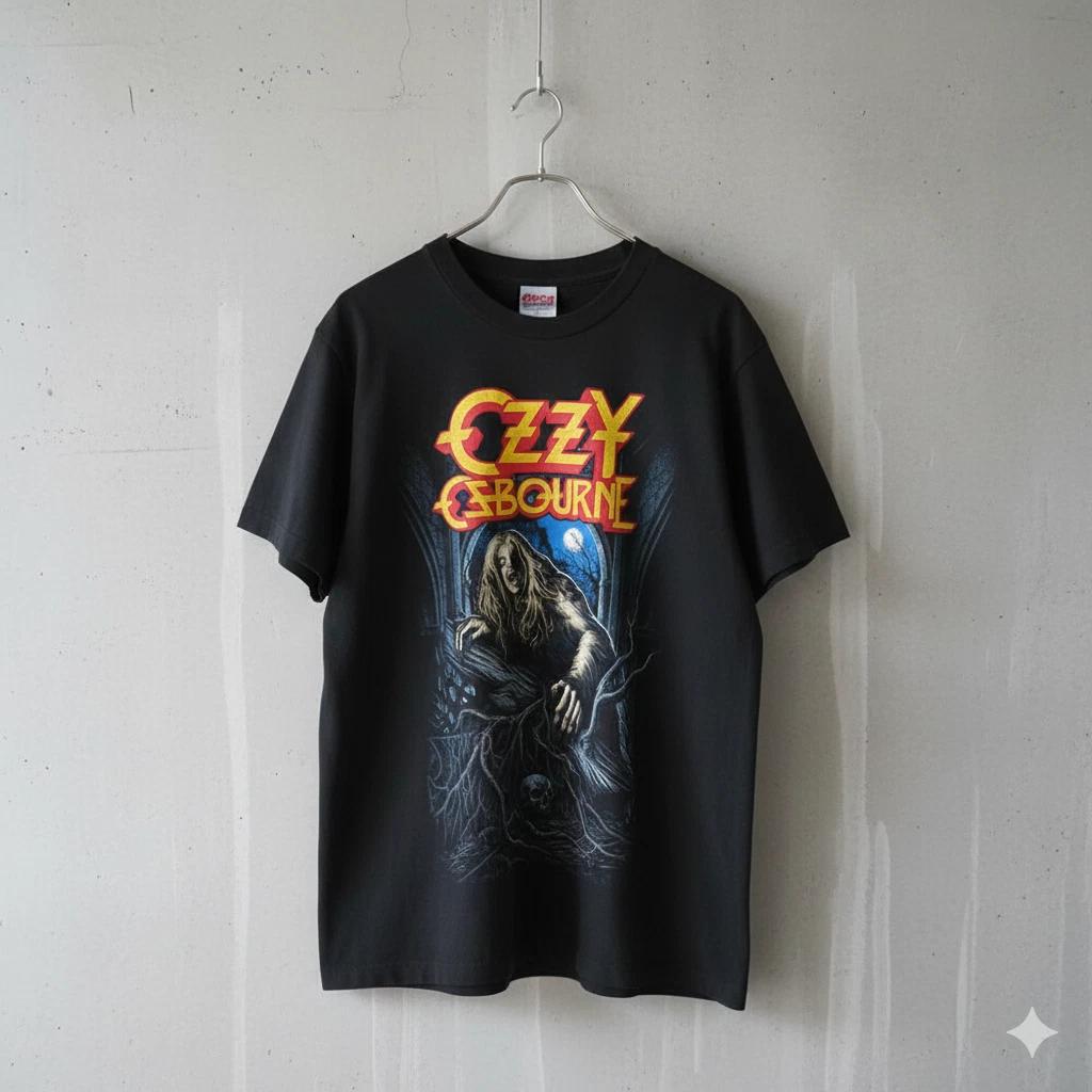 Unisex Adult Vintage Music Vintage Heavy Metal Horror Art Inspired ... M